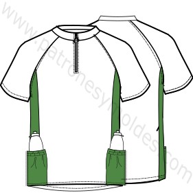 Moldes de confeccion para HOMBRES Remeras Camiseta running 9579